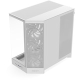 NZXT Débit H9 boîtier midi tower Blanc (mat) | 2x USB-A | 1x USB-C | Verre Trempé