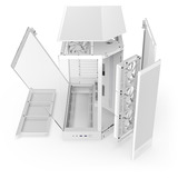 NZXT Débit H9 boîtier midi tower Blanc (mat) | 2x USB-A | 1x USB-C | Verre Trempé