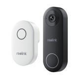 Sonnette vidéo wifi filaire Smart 2K+ avec gong, Sonnette de porte