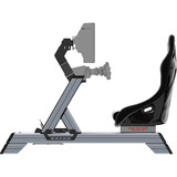 Res-Tech Smart Cockpit + GT Seat, Simulateur de course Noir/gris, Profilé aluminium