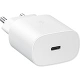 Samsung 25W Fast Charger USB-C Blanc, 1x USB-C, avec câble