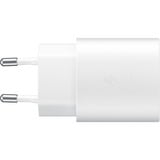 Samsung 25W Fast Charger USB-C, Chargeur Blanc, avec câble