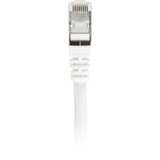 Sharkoon Câble de raccordement SFTP, RJ-45 Cat.7a Blanc, 10 mètres, Câble brut