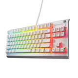 SteelSeries Apex 3 TKL, clavier gaming Blanc, Layout États-Unis, SteelSeries Whisper-Quiet, US layout, SteelSeries Whisper-Quiet, RGB LED, TKL