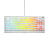 SteelSeries Apex 3 TKL, clavier gaming Blanc, Layout États-Unis, SteelSeries Whisper-Quiet, US layout, SteelSeries Whisper-Quiet, RGB LED, TKL