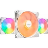 be quiet! Light Wings LX 140mm PWM Triple Pack White, Ventilateur de boîtier Blanc, 4-Pin PWM, LED, 3 pièces