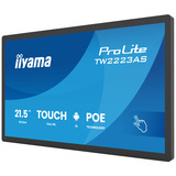 iiyama ProLite TW2223AS-B3P, Affichage public Noir, Full HD, IPS, 10 points tactiles, PoE, Android 14