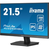 iiyama ProLite XU2293HSU-B7 21.5" Moniteur Noir, 1x DisplayPort, 1x HDMI, 2x USB-A