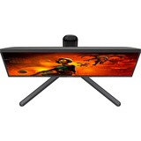 AOC U27G3X/BK 27" 4K UHD Moniteur gaming  Noir/Rouge, 2x HDMI, 1x DisplayPort, 160Hz