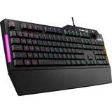 ASUS TUF Gaming K1, clavier gaming Noir, Layout États-Unis,  US layout, RGB