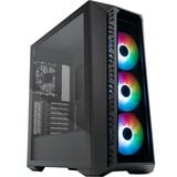 Cooler Master MasterBox 520 boîtier midi tower Noir | 1x USB-A | 1x USB-C | RGB | Verre Trempé