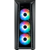 Cooler Master MasterBox 520 boîtier midi tower Noir | 1x USB-A | 1x USB-C | RGB | Verre Trempé