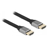 DeLOCK UHS HDMI 48Gbps 8K 60Hz 0,5m, Câble Gris