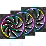 DeepCool FL12R ventilateurs de boîtier RGB  Noir, 3 pièces, 120 x 120 x 25 mm, PWM