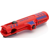 KNIPEX Outils universels à dégainer, Abisolier et outil de démontage Rouge/Bleu, 67 g, Bleu, Rouge