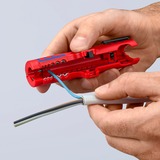 KNIPEX Outils universels à dégainer, Abisolier et outil de démontage Rouge/Bleu, 67 g, Bleu, Rouge