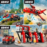 LEGO City - Le camion de pompiers 4x4 et le canot de sauvetage, Jouets de construction 60412