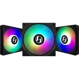 Lian Li ST120 Triple-pack, Ventilateur de boîtier Noir, Led RGB, connecteur de ventilateur PWM à 4 broches