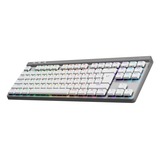 Logitech G515 LIGHTSPEED TKL RGB clavier gaming mécanique Blanc, Layout US-International (QWERTY), GL Tactile, 80% (TKL), Double-shot PBT, Bluetooth, 2.4GHz, USB 2.0
