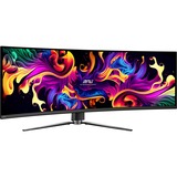 MSI MPG 491CQP QD-OLED 49" Moniteur UltraWide gaming incurvé  Noir, 2x HDMI, 1x DisplayPort, 2x USB-A, 2x USB-B, 1x USB-C, 144 Hz