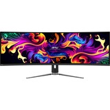MSI MPG 491CQP QD-OLED 49" Moniteur UltraWide gaming incurvé  Noir, 2x HDMI, 1x DisplayPort, 2x USB-A, 2x USB-B, 1x USB-C, 144 Hz