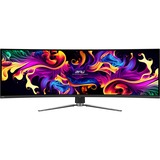 MSI MPG 491CQP QD-OLED 49" Moniteur UltraWide gaming incurvé  Noir, 2x HDMI, 1x DisplayPort, 2x USB-A, 2x USB-B, 1x USB-C, 144 Hz