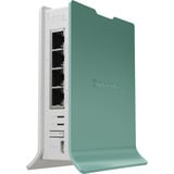MikroTik hAP ax lite (L41G-2AXD), Point d'accès Blanc/Vert, Qualcomm IPQ-5010 CPU