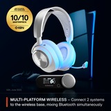 SteelSeries Arctis Nova Pro Wireless X casque gaming over-ear Blanc, PC, PlayStation 4, PlayStation 5, Xbox One, Xbox Series X|S, Nintendo Switch