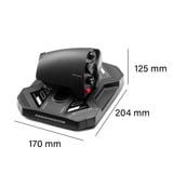 Thrustmaster Sol-R 6 Throttle, Régulateur de poussée Noir