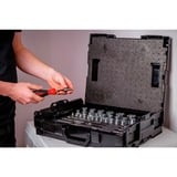 Wiha Jeu de clés à douille et d'embouts 1/4" et 1/2", Clés mixtes à cliquet 60 pcs incl. L-Boxx
