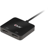 Club 3D CSV-1556, Repartiteur HDMI Noir