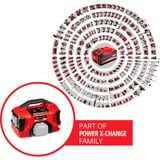 Einhell Compresseur à pisTon Einh PRESSITo 18/21 Rouge/Noir