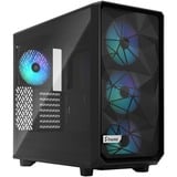 Fractal Design Meshify 2 Lite RGB boîtier midi tower Noir | 2x USB-A | RGB | Verre Trempé