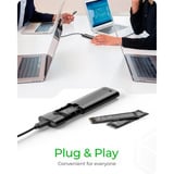 ICY BOX Spade Case 1806, Boîtier disque dur Noir, Boîtier externe M.2 NVMe, USB-C
