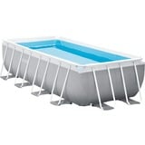 Intex 26784 piscine hors sol Rectangle 3539 L Gris Gris clair/Bleu, 3539 L, Piscine hors sol, Adultes et enfants, Echelle, Gris, 42,4 kg