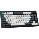 Keychron Q1 Max-M3Z QMK RGB clavier mécanique Noir, Layout BE (AZERTY), Gateron Jupiter Brown, 75%, Hot-swappable, Bluetooth, 2.4GHz
