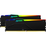 Kingston FURY 32 Go DDR5-5600 Kit, Mémoire vive Noir, KF556C36BBEAK2-32, Beast RGB, XMP, EXPO