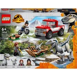 LEGO Jurassic World - La capture des Vélociraptors Beta et Blue, Jouets de construction 76946