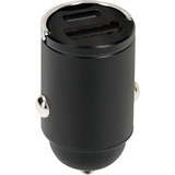 Mobiparts Double chargeur de voiture Noir