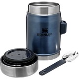 Stanley PMI Pot à nourriture classique légendaire + fourchette 0.4L, Thermos Bleu foncé