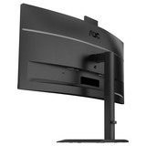 AOC CU34E4CW 34" Moniteur UltraWide incurvé Noir, 1x DisplayPort, 2x HDMI, 2x USB-C, 4x USB-A, 1x RJ-45, 120 Hz