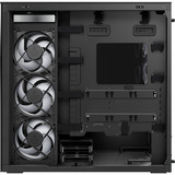 ARCTIC Xtender VG (Black) boîtier midi tower Noir (Mat) | 2x USB-A | 1x USB-C | RGB | Verre Trempé