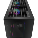 ARCTIC Xtender VG (Black) boîtier midi tower Noir (Mat) | 2x USB-A | 1x USB-C | RGB | Verre Trempé