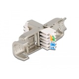 DeLOCK 86927 connecteur de fils RJ-45 Argent, Prise de courant RJ-45, Argent, Mâle, Droit, Zinc, Cat6a