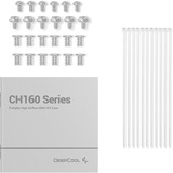 DeepCool  boîtier mini tower Blanc | 2x USB-A | 1x USB-C | Verre Trempé