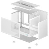 DeepCool  boîtier mini tower Blanc | 2x USB-A | 1x USB-C | Verre Trempé