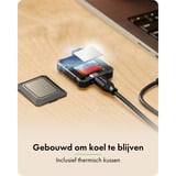 ICY BOX Mini M.2 NVMe SSD, Boîtier disque dur Noir, pour SSD 2230