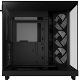 NZXT H6 Flow RGB boîtier midi tower Noir | 2x USB-A | 1x USB-C | RGB | Verre Trempé