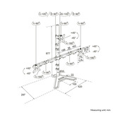 Neomounts DS45-600BL2-1 Support de moniteur pour trois écrans 10-32" Noir