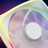 Sharkoon SHARK Lights RGB PWM ventilateur de boîtier Blanc, 120 x 120 x 25 mm